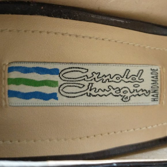 Size 7.5 Arnold Churgin 3.25" heels, dark brown, NWOT - Picture 6 of 10